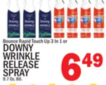 C Town DOWNY WRINKLE RELEASE SPRAY offer
