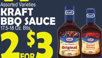 Bravo Supermarkets KRAFT BBQ SAUCE offer