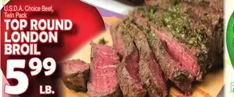 Bravo Supermarkets TOP ROUND LONDON BROIL offer