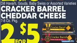 Bravo Supermarkets CRACKER BARREL CHEDDAR CHEESE offer