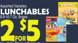 Bravo Supermarkets LUNCHABLES offer