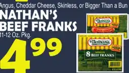Bravo Supermarkets NATHAN'S BEEF FRANKS offer