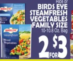 Bravo Supermarkets BIRDS EYE STEAMFRESH VEGETABLES FAMILY SIZE offer