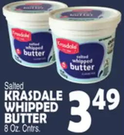 Bravo Supermarkets KRASDALE WHIPPED BUTTER offer