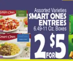 Bravo Supermarkets SMART ONES ENTREES offer