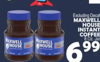 Bravo Supermarkets MAXWELL HOUSE INSTANT COFFEE offer