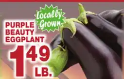 Bravo Supermarkets PURPLE BEAUTY EGGPLANT offer