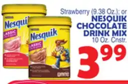 Bravo Supermarkets NESQUIK CHOCOLATE DRINK MIX offer