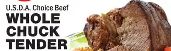 Bravo Supermarkets WHOLE CHUCK TENDER offer