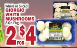 Bravo Supermarkets GIORGIO WHITE MUSHROOMS offer
