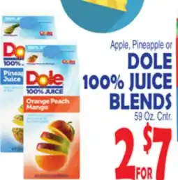 Bravo Supermarkets DOLE 100% JUICE BLENDS offer