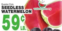 Bravo Supermarkets SEEDLESS WATERMELON offer