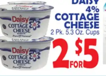 Bravo Supermarkets DAISY 4% COTTAGE CHEESE offer