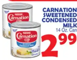 Bravo Supermarkets CARNATION SWEETENED CONDENSED MILK offer
