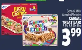 Bravo Supermarkets GENERAL MILLS CEREAL TREAT BARS offer