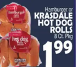 Bravo Supermarkets KRASDALE HOT DOG ROLLS offer