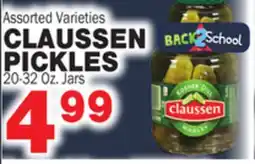 Bravo Supermarkets CLAUSSEN PICKLES offer