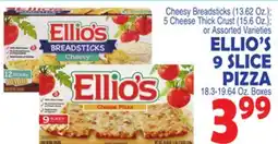 Bravo Supermarkets ELLIO'S 9 SLICE PIZZA offer