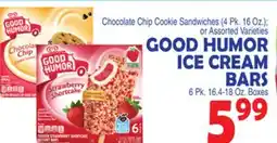 Bravo Supermarkets GOOD HUMOR ICE CREAM BARS offer