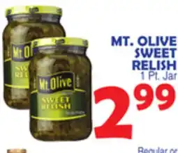 Bravo Supermarkets MT. OLIVE SWEET RELISH offer