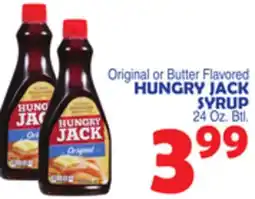 Bravo Supermarkets HUNGRY JACK SYRUP offer