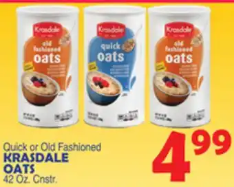 Bravo Supermarkets KRASDALE OATS offer