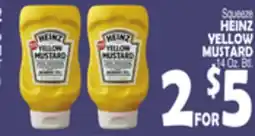 Bravo Supermarkets HEINZ YELLOW MUSTARD offer