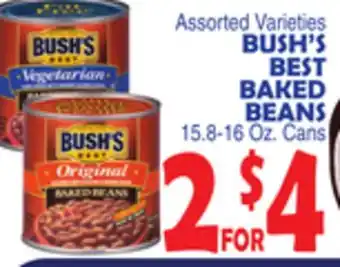 Bravo Supermarkets BUSH'S BEST BAKED BEANS offer