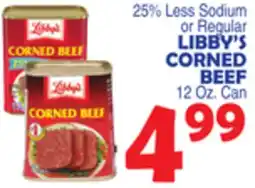 Bravo Supermarkets LIBBY'S CORNED BEEF offer
