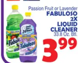 Bravo Supermarkets FABULOSO 2X LIQUID CLEANER offer