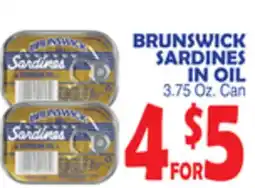 Bravo Supermarkets BRUNSWICK SARDINES IN OIL offer