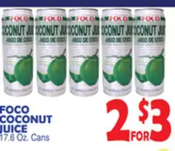 Bravo Supermarkets FOCO COCONUT JUICE offer