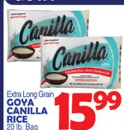 Bravo Supermarkets GOYA CANILLA RICE offer