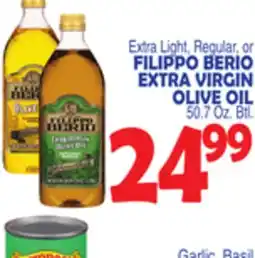 Bravo Supermarkets FILIPPO BERIO EXTRA VIRGIN OLIVE OIL offer