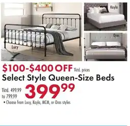 Boscov's Select Style Queen-Size Beds offer