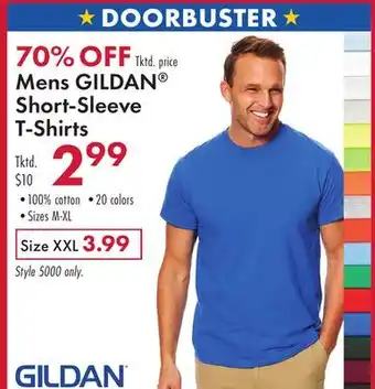 Boscov's Mens GILDAN Short-Sleeve T-Shirts offer