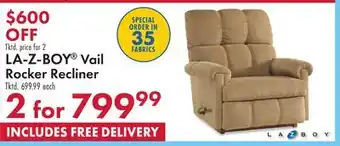 Boscov's LA-Z-BOY Vail Rocker Recliner offer