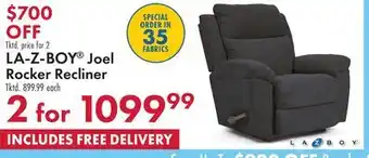 Boscov's LA-Z-BOY Joel Rocker Recliner offer