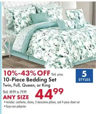 Boscov's 10-Piece Bedding Set offer