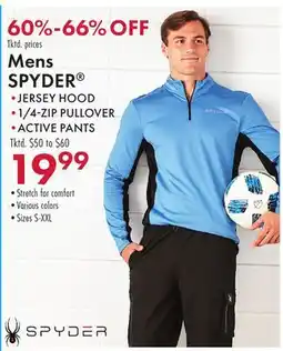 Boscov's Mens SPYDER offer