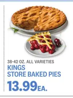 Kings Food Markets KINGS STORE BAKED PIES offer
