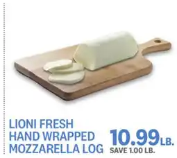 Kings Food Markets LIONI FRESH HAND WRAPPED MOZZARELLA LOG offer
