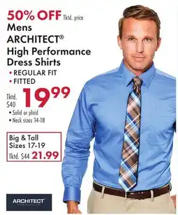 Boscov's Mens ARCHITECT High Performance Dress Shirts offer