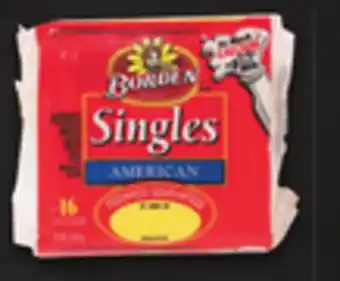 Kings Food Markets BORDEN AMERICAN CHEESE SINGLES offer