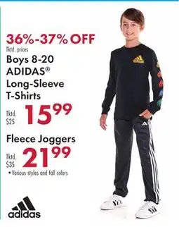 Boscov's Boys 8-20 ADIDAS Long-Sleeve T-Shirts offer