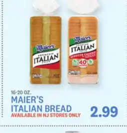 Kings Food Markets MAIER'S ITALIAN BREAD offer