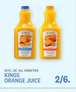 Kings Food Markets KINGS ORANGE JUICE offer