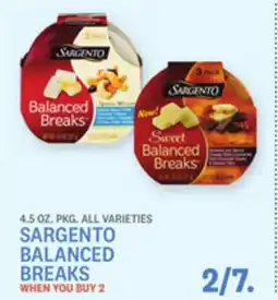 Kings Food Markets SARGENTO BALANCED BREAKS offer