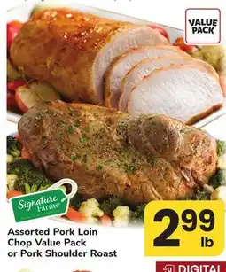 ACME Assorted Pork Loin Chop Value Pack or Pork Shoulder Roast offer