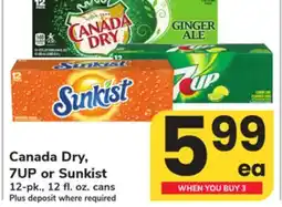ACME Canada Dry, 7UP or Sunkist offer